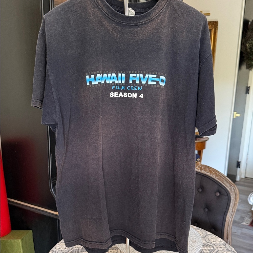 Hawaiian FIVE-O film crew t shirt season 4